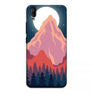 Big Moon and Mountain Vivo V11 Pro Mobile Cover