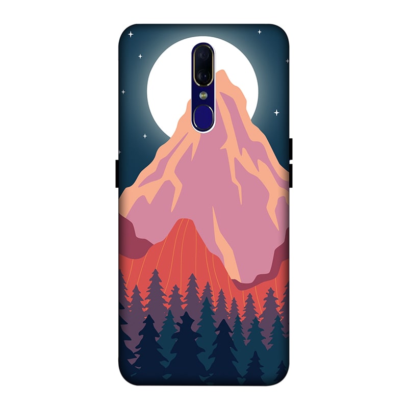 Big Moon and the Mountain Oppo F11 Mobile Cover