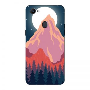 Big Moon and the Mountain Oppo F7 Mobile Cover