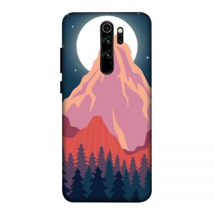 Big Moon and the Mountain Redmi Note 8 Pro Mobile Cover