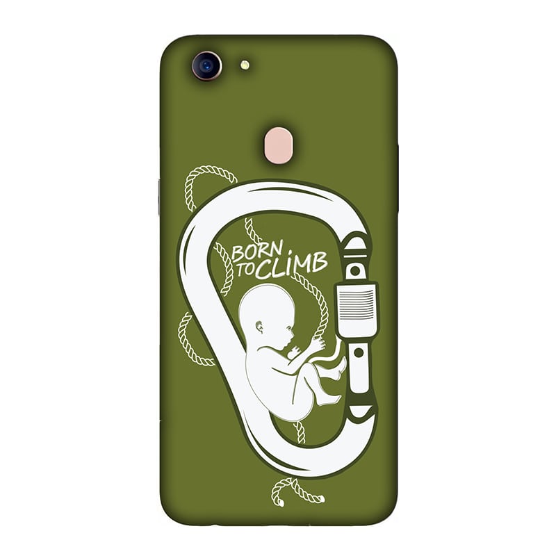Born To Climb Oppo F5 Mobile Cover