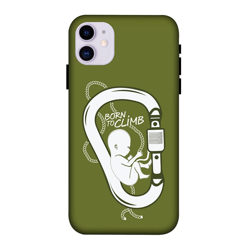 Born To Climb iPhone 11 Mobile Cover