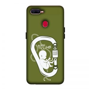 Born to Climb Oppo F9 Mobile Cover