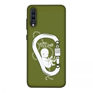 Born to Climb Samsung A70 Mobile Cover