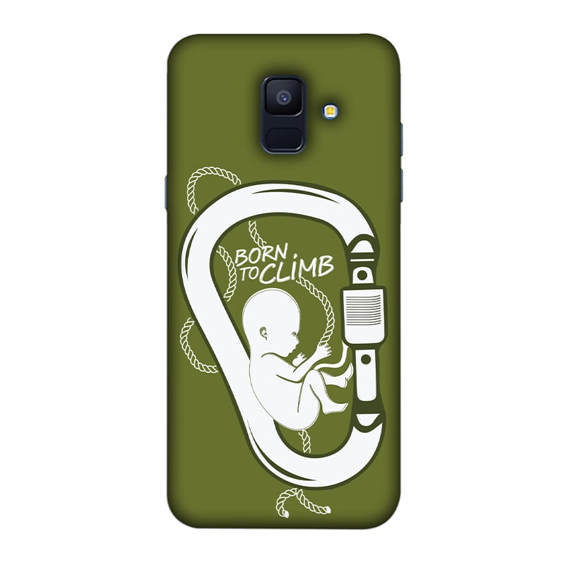 Born to Climb Samsung Galaxy A6 Mobile Cover
