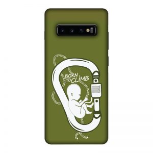 Born to Climb Samsung Galaxy S10 Plus Mobile Cover
