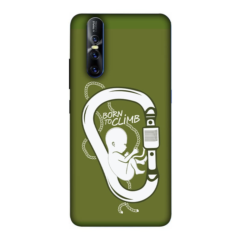 Born to Climb Vivo V15 Pro Mobile Cover