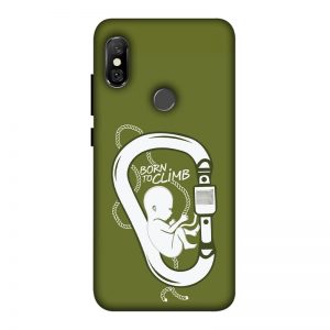 Born to Climb Redmi Note 6 Pro mobile Cover