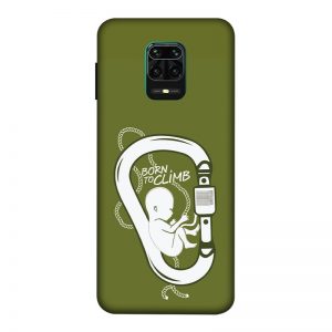 Born to Climb Redmi Note 9 Pro Mobile Cover