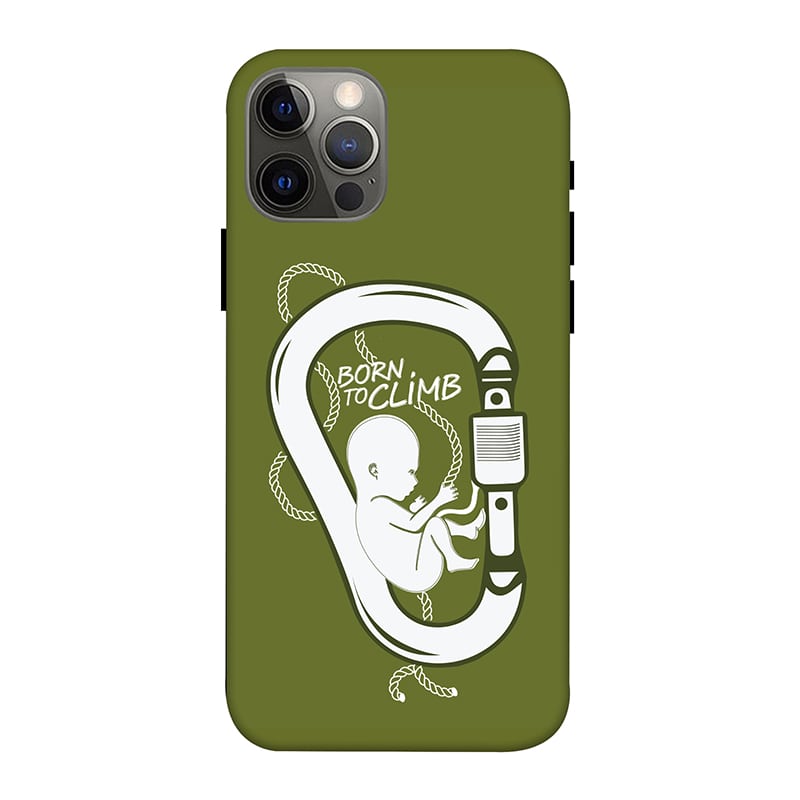 Born to Climb iPhone 12 Pro Mobile Cover
