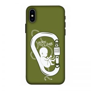 Born to Climb iPhone X Mobile Cover