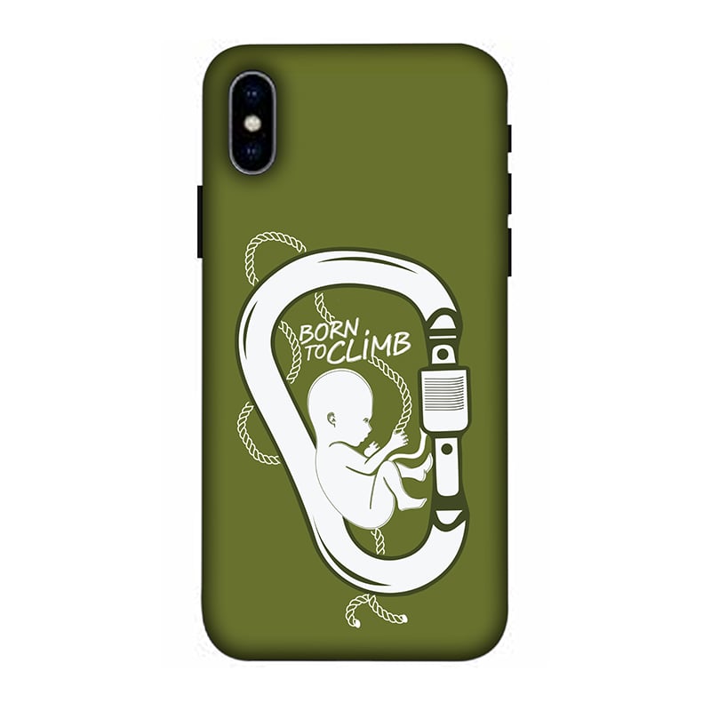 Born to Climb iPhone X Mobile Cover