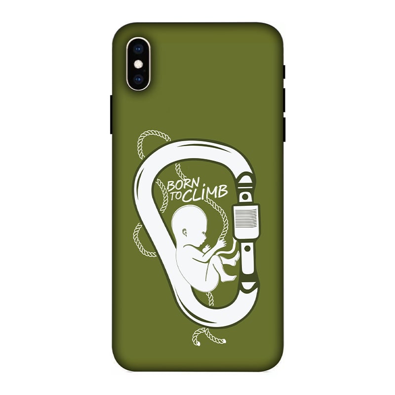 Born to Climb iPhone XS Max Mobile Cover