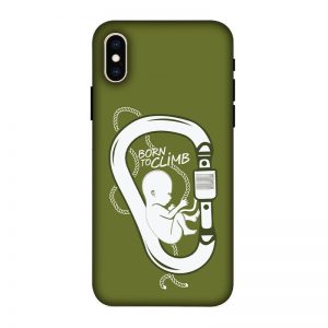 Born to Climb iPhone XS Mobile Cover