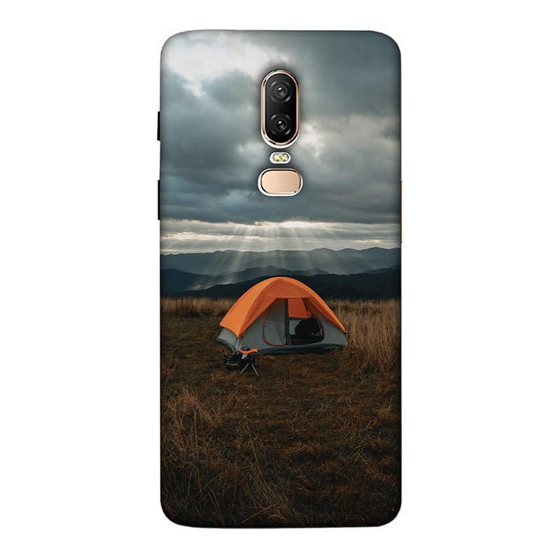 Camp and Tent OnePlus 6 Mobile Cover