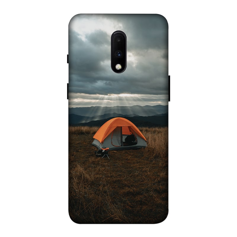 Camp and Tent OnePlus 7 Mobile Cover