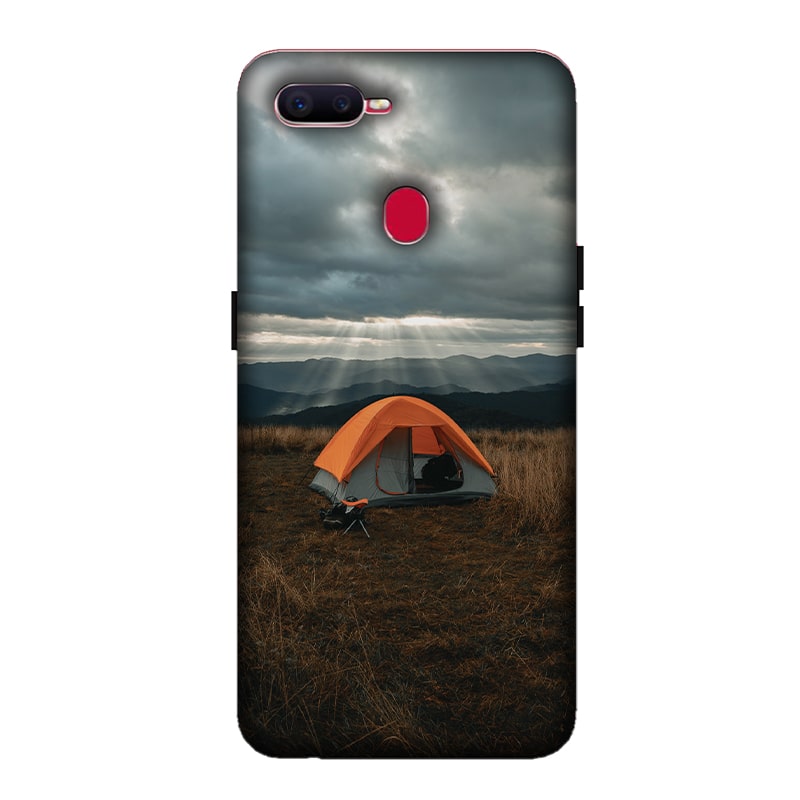 Camp and Tent Oppo F9 Mobile Cover
