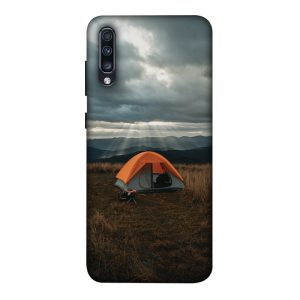 Camp and Tent Samsung A70 Mobile Cover