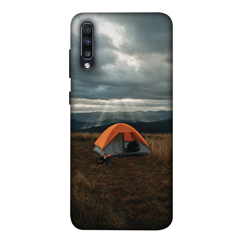 Camp and Tent Samsung A70 Mobile Cover