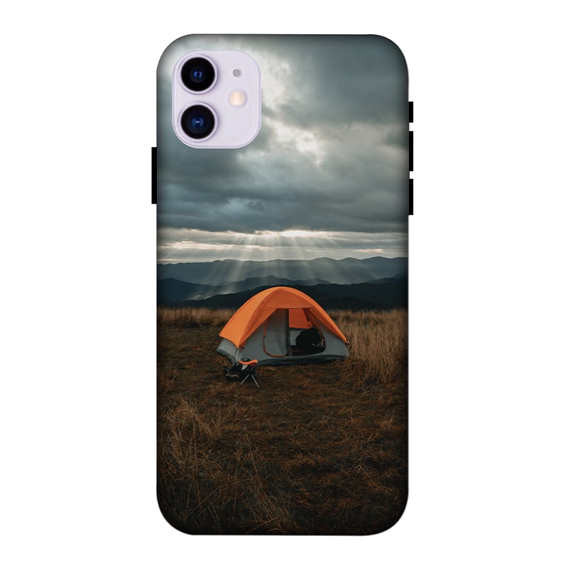 Camp and Tent iPhone 11 Mobile Cover