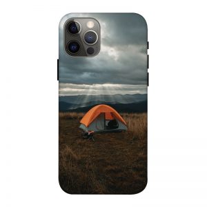 Camp and Tent iPhone 12 Pro Mobile Cover