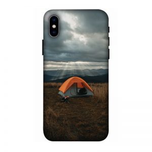 Camp and Tent iPhone X Mobile Cover