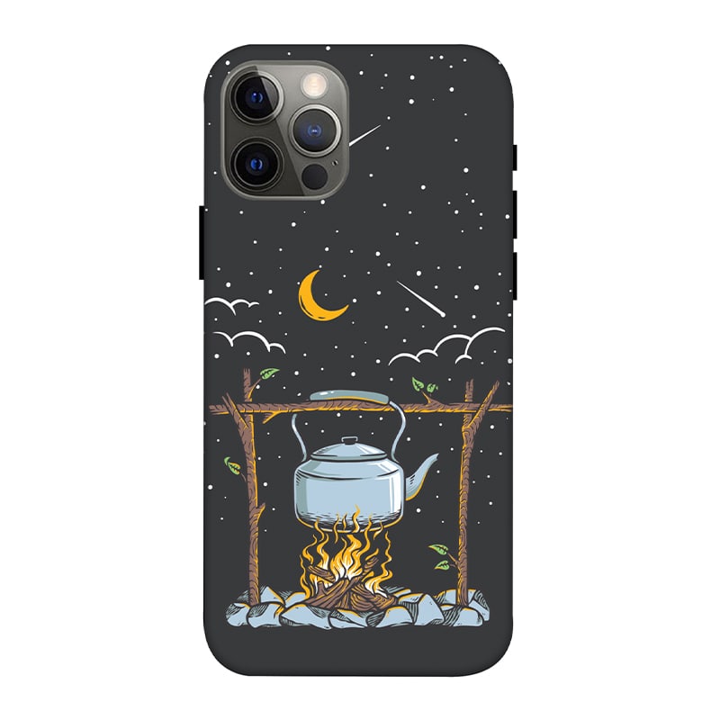 Campfire iPhone 12 Pro Mobile Cover