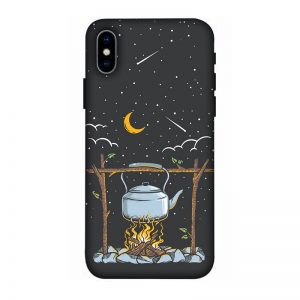 Campfire iPhone X Mobile Cover