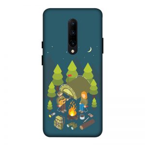 Camping Couple OnePlus 7 Pro Mobile Cover