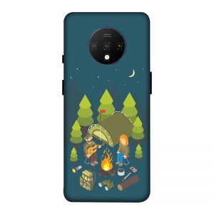 Camping Couple OnePlus 7T Mobile Cover