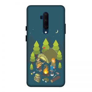 Camping Couple OnePlus 7T Pro Mobile Cover