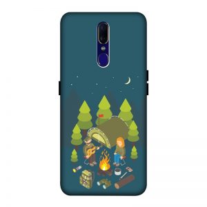 Camping Couple Oppo F11 mobile Cover