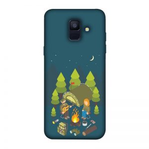 Camping Couple Samsung Galaxy A6 Mobile Cover