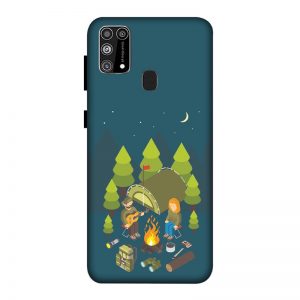 Camping Couple Samsung M31 Mobile Cover