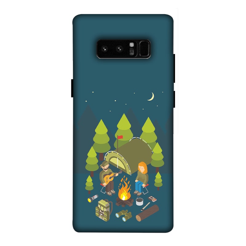Camping Couple Samsung Galaxy Note 8 Mobile Cover