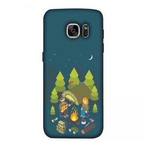 Camping Couple Samsung Galaxy S7 Mobile Cover