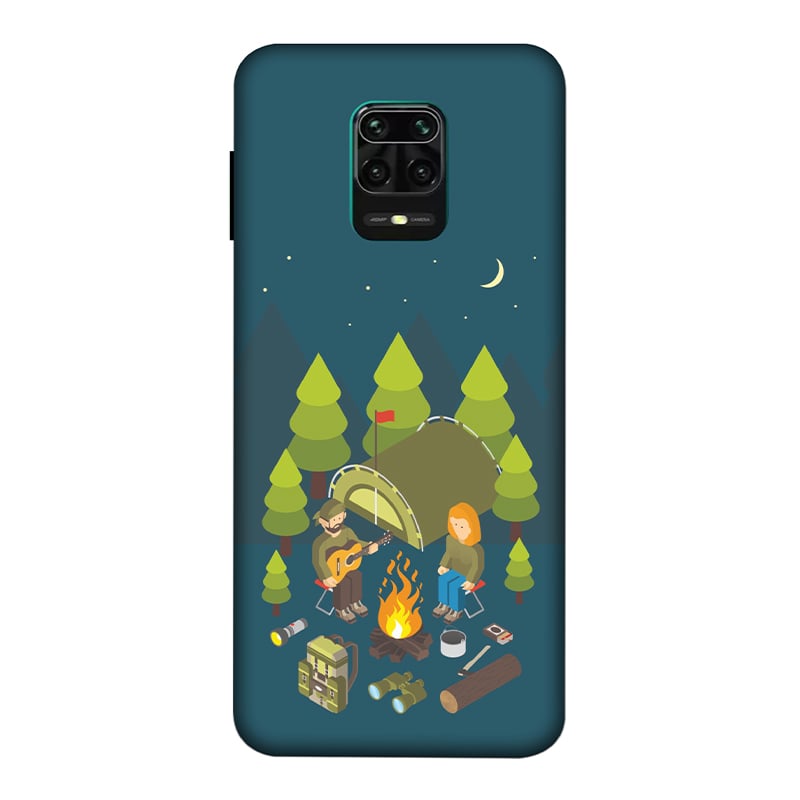 Camping Couple Redmi Note 9 Pro Mobile Cover