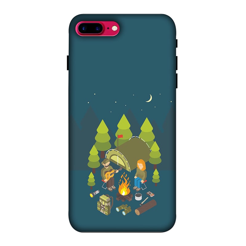 Camping Couple iPhone 7 Plus Mobile Cover