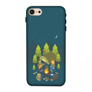 Camping Couple iPhone 8 Mobile Cover