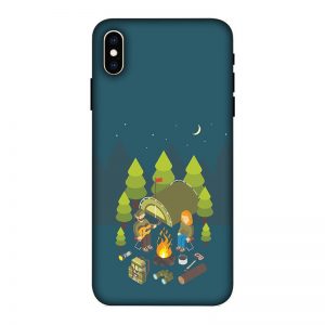 Camping Couple iPhone XS Max Mobile Cover