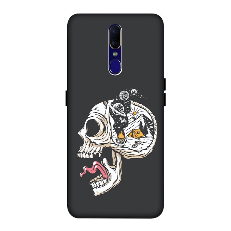 Camping In Head Oppo F11 Mobile Cover