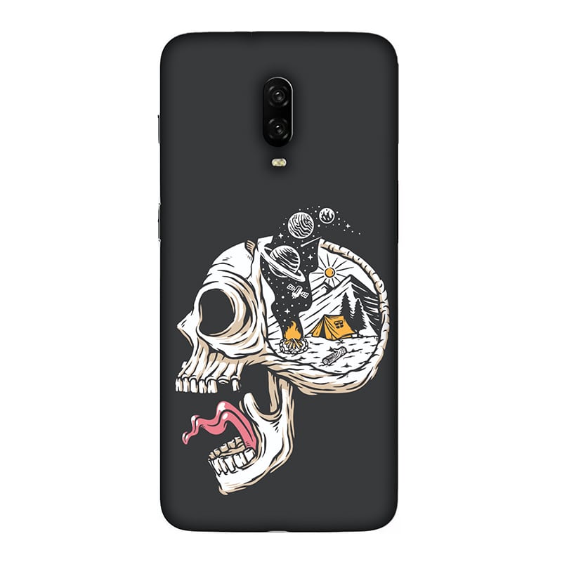 Camping in Head OnePlus 6T Mobile Cover