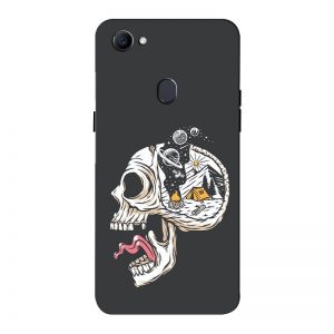 Camping in Head Oppo F7 Mobile Cover