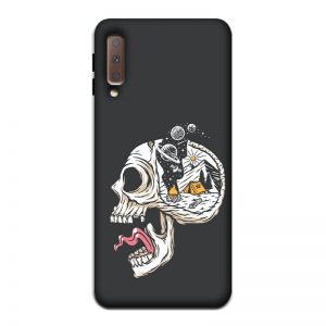 Camping in Head Samsung A7 2018 Mobile Cover