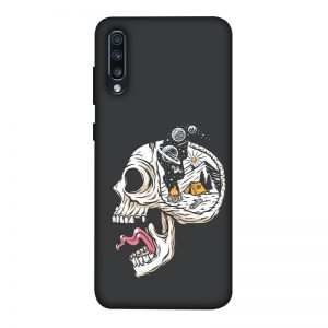 Camping in Head Samsung A70 Mobile Cover