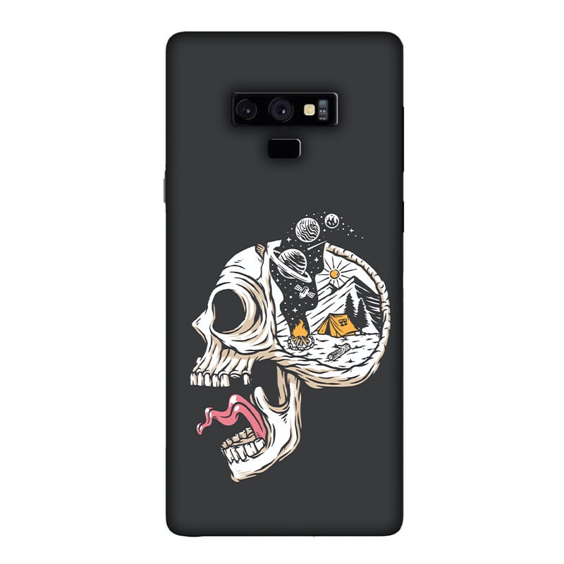 Camping in Head Samsung Galaxy Note 9 Mobile Cover
