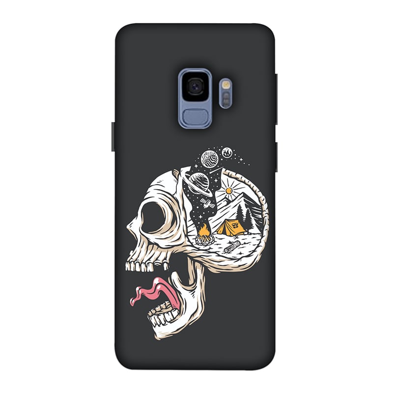 Camping in Head Samsung Galaxy S9 Mobile Cover