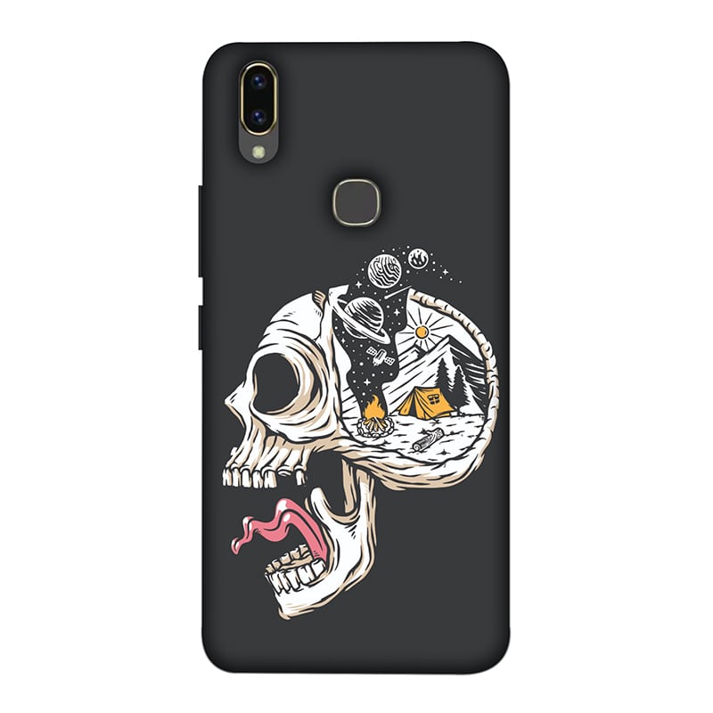 Camping in Head Vivo V9 Mobile Cover