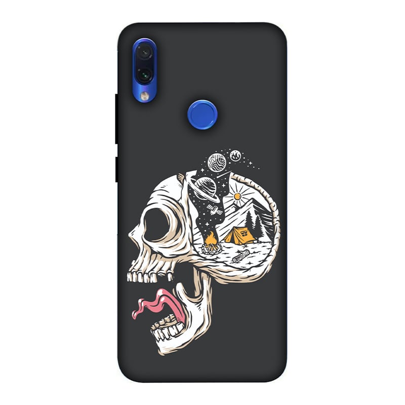 Camping in Head Redmi Note 7 Mobile Cover