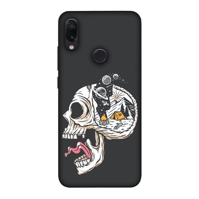 Camping in Head Redmi Note 7 Pro Mobile Cover